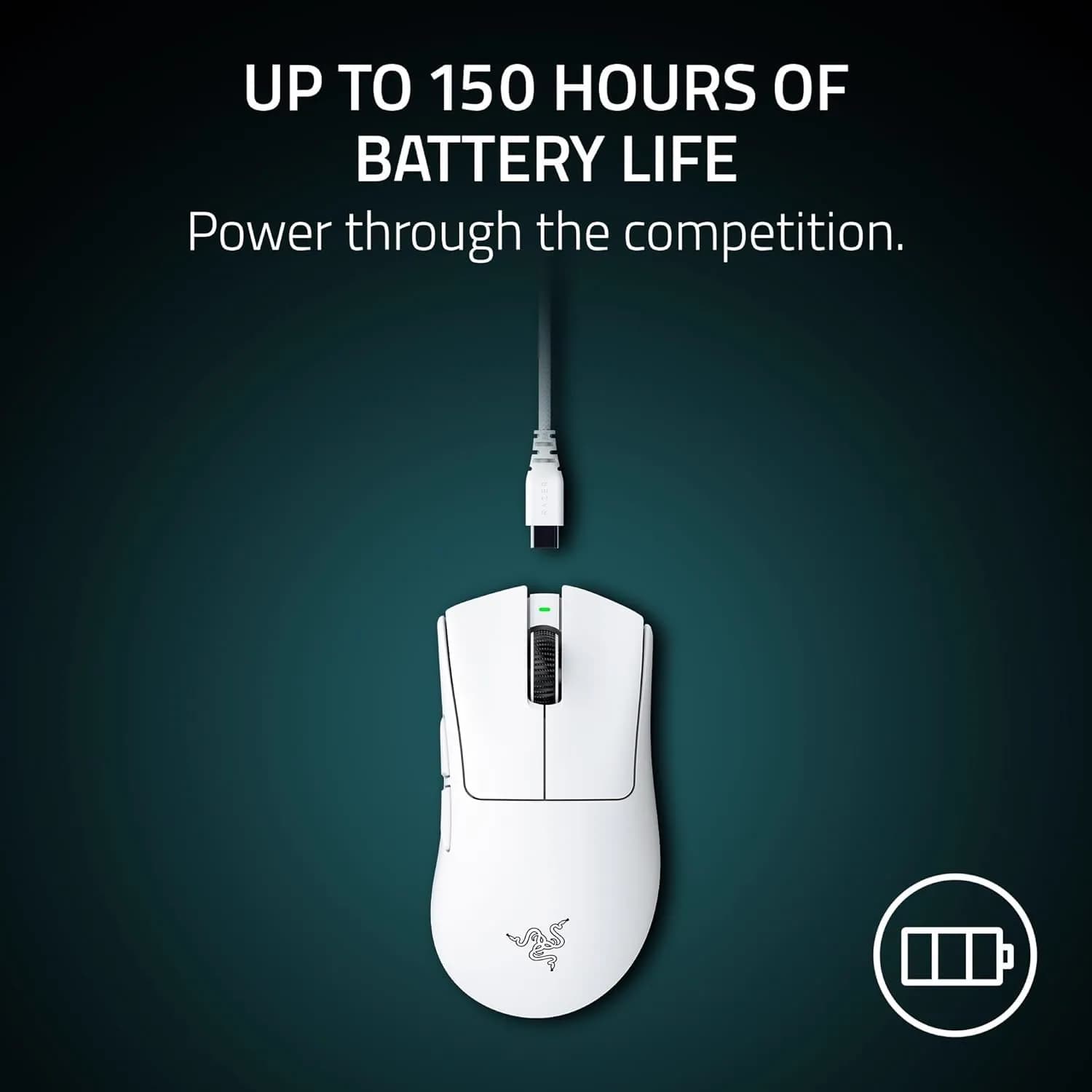 Razer DeathAdder V4 Pro Wireless White 5