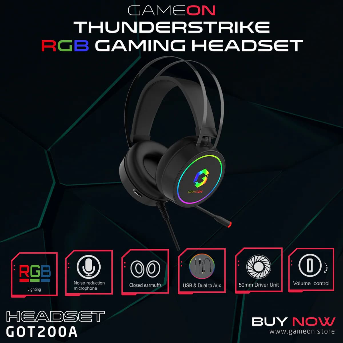 GameOn GOT200A Thunderstrike RGB 3
