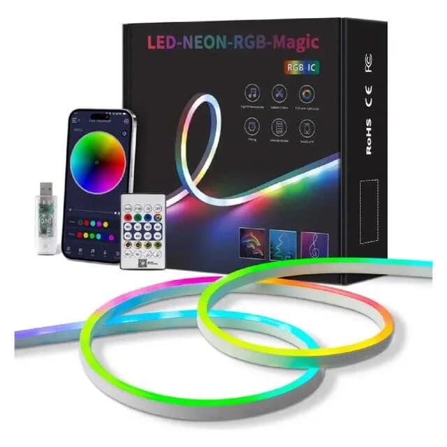 LED Neon RGB Magic 5M Bluetooth 1
