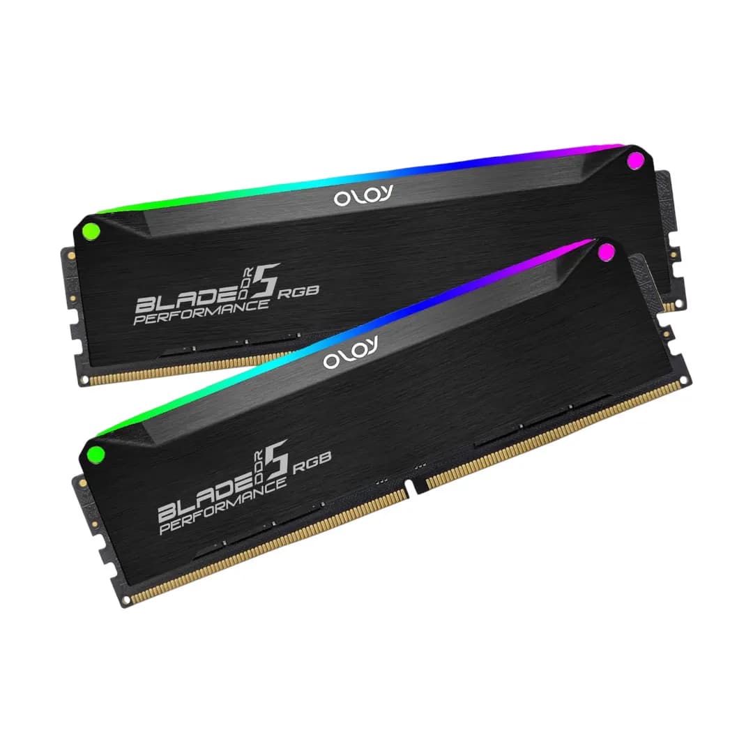  OLOy DDR5 RAM 32GB (2x16GB) Black Hairline Blade 1