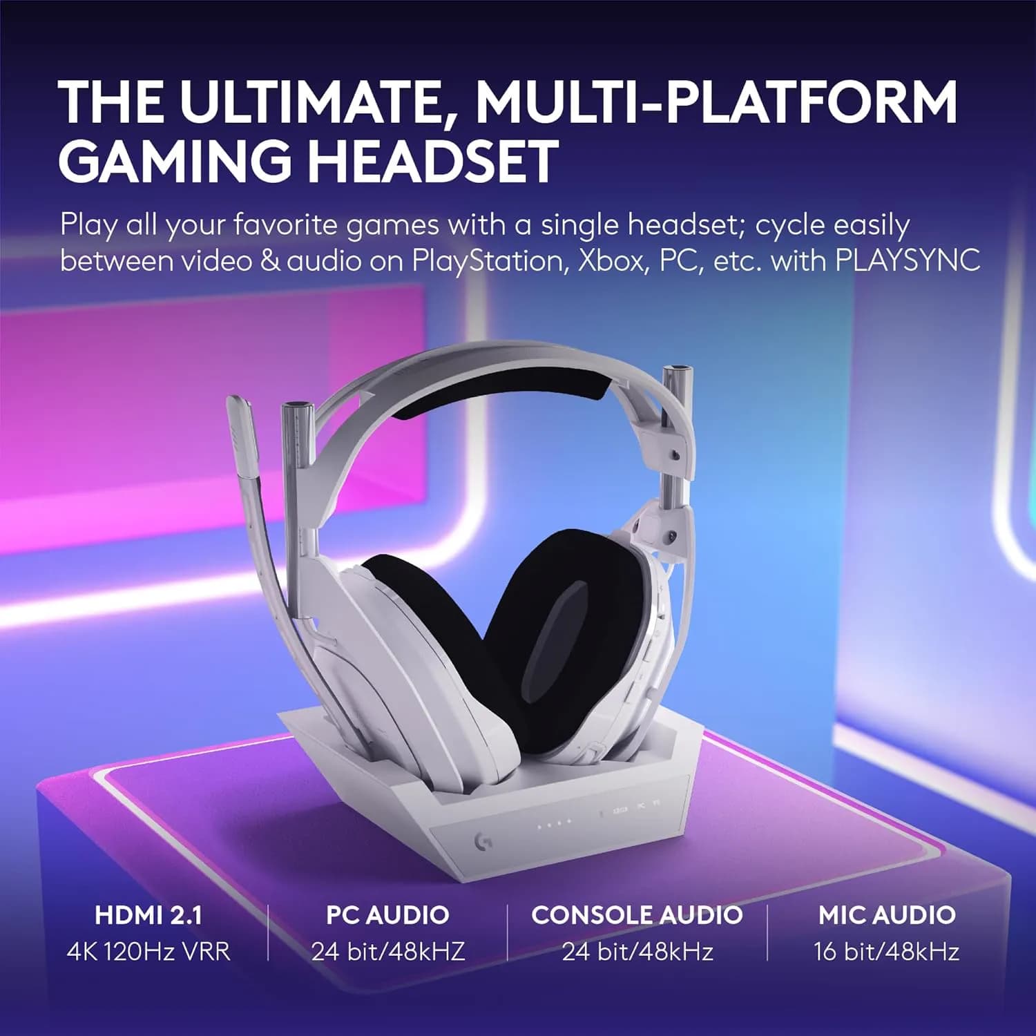 Logitech Astro A50 X Wireless White 4