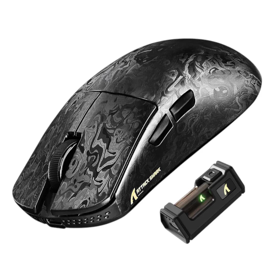 Attack Shark R11 ULTRA Forged Black Wireless 8K 2