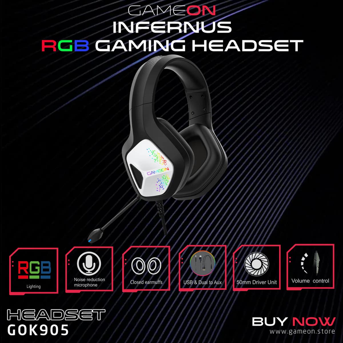 GameOn GOK905 Infernus RGB 4