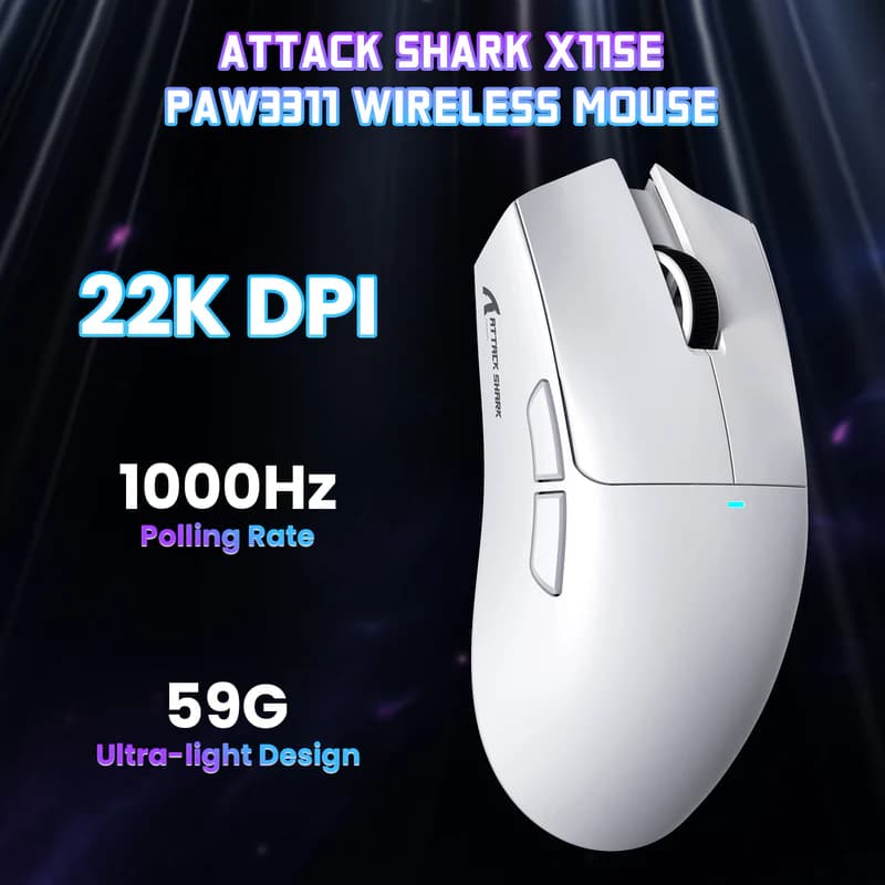 Attack Shark X11SE Wireless White 2