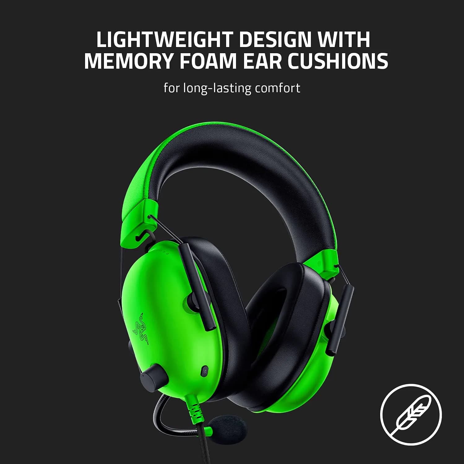 Razer BlackShark V2 X Green Wired 2