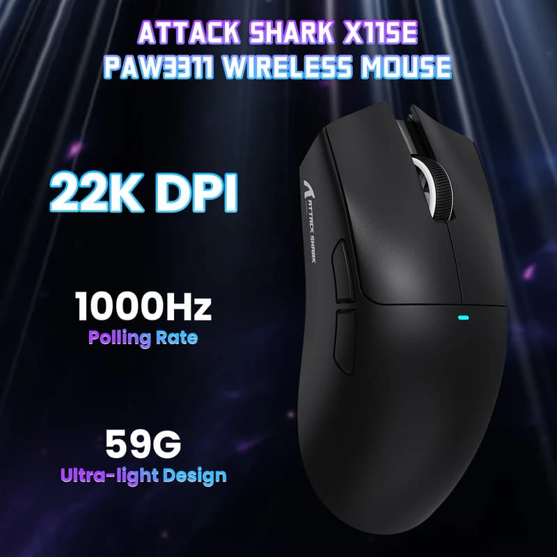 Attack Shark X11SE Wireless Black 2