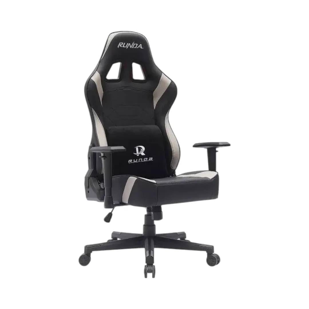 Runda Gaming Chair 1009 Black & Silver 1