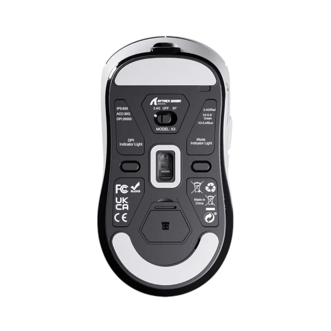 Attack Shark X3 Superlight Wireless White 4