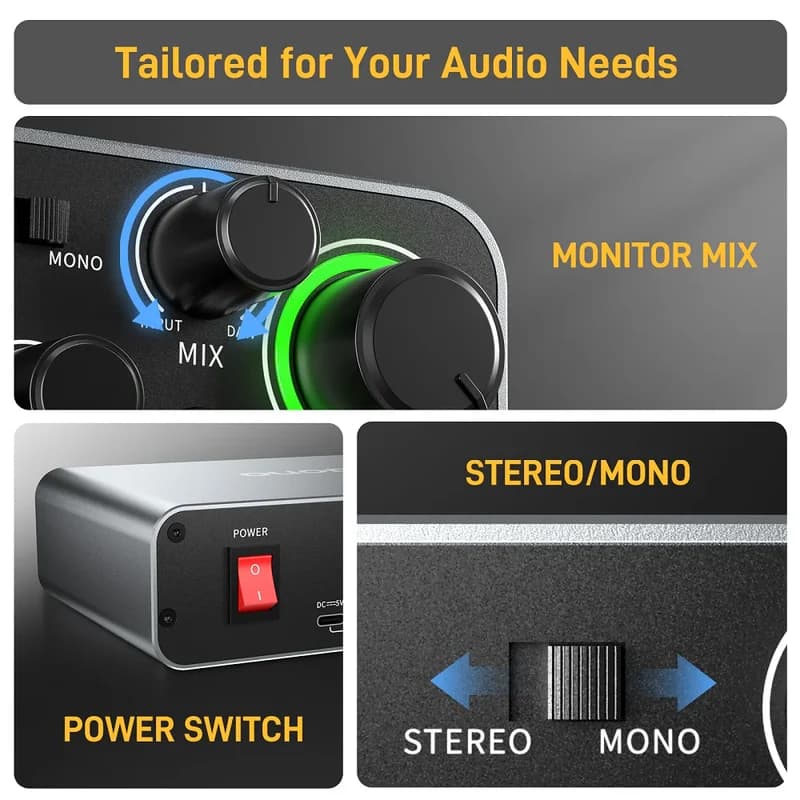 Maono PS22 Audio Interface 6