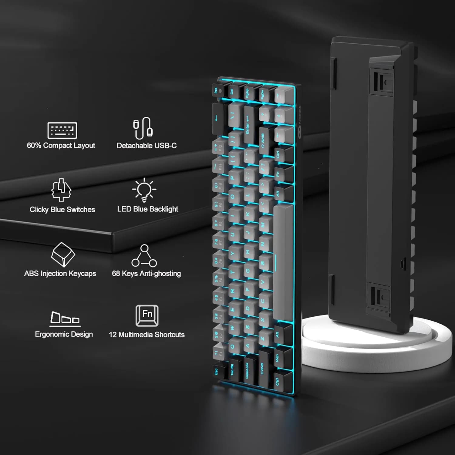 Magegee MK-Box Black Grey Wired 3