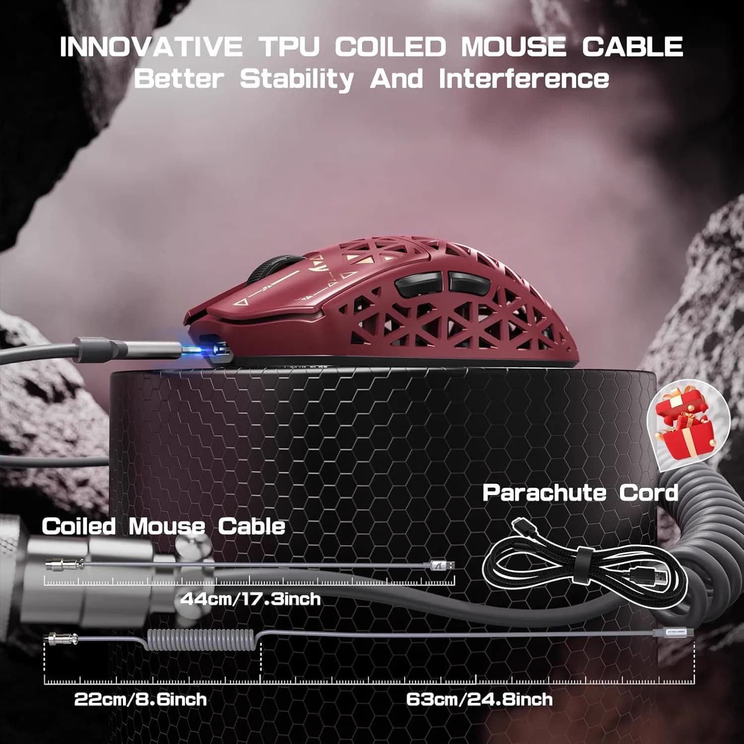 Attack Shark R5 Ultra Wireless Red 5
