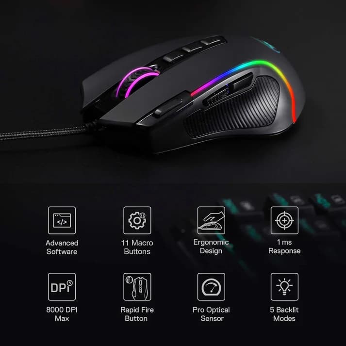 Redragon PREDATOR M612 Wired 2