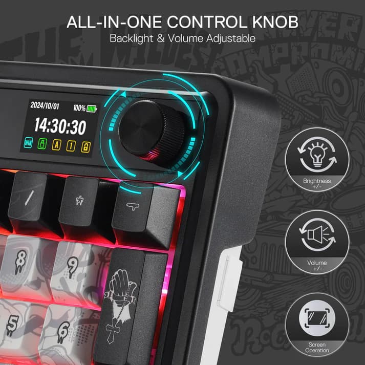 Redragon ARTEMIS K719 PRO Anime Wireless 4