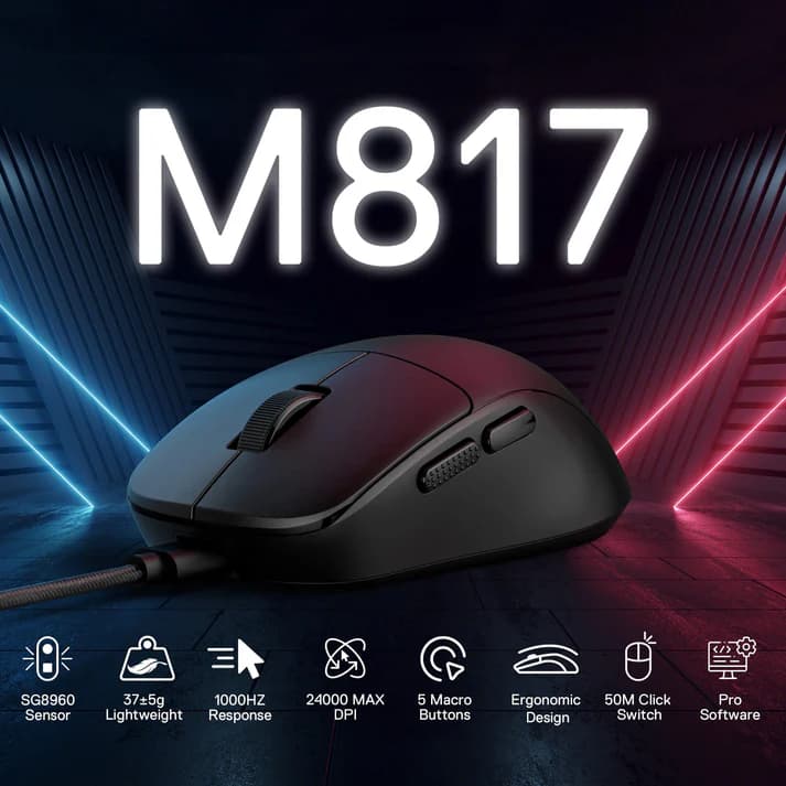 Redragon KLYAMOOR M817 Mini Lightweight Black 2