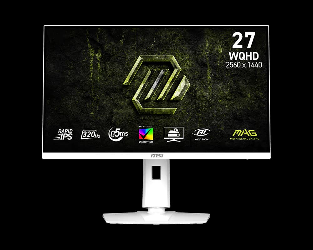 MSI MAG 27In 2K WQHD 320Hz Rapid IPS 274QRFW  1