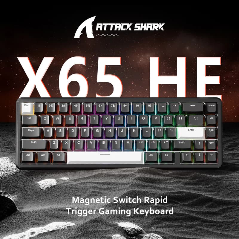 Attack Shark X65 HE Wired Black 2
