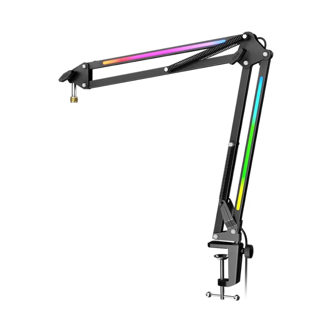 FIFINE AmpliGame BM38 RGB Microphone Boom Arm Stand 1