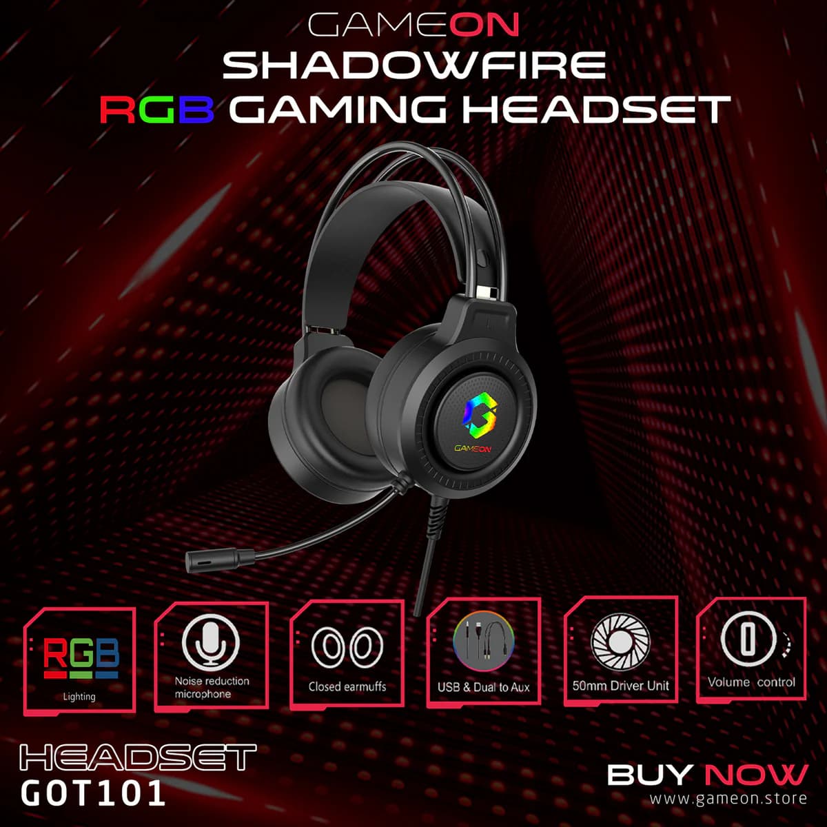 GameOn GOT101 Shadowfire RGB 3