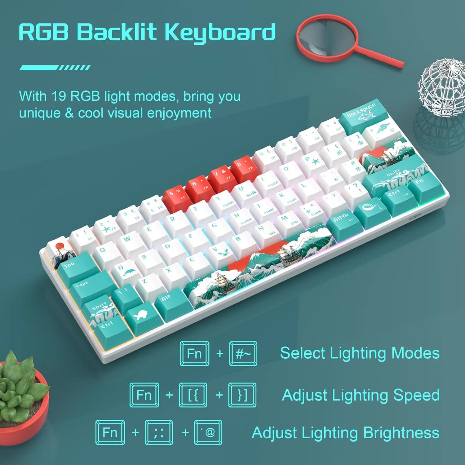 MageGee MK-Star 61 Waves Ivory Wired 5