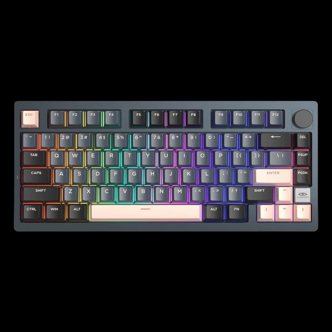 MageGee Light 75 Royal Blue Pink Wireless 1