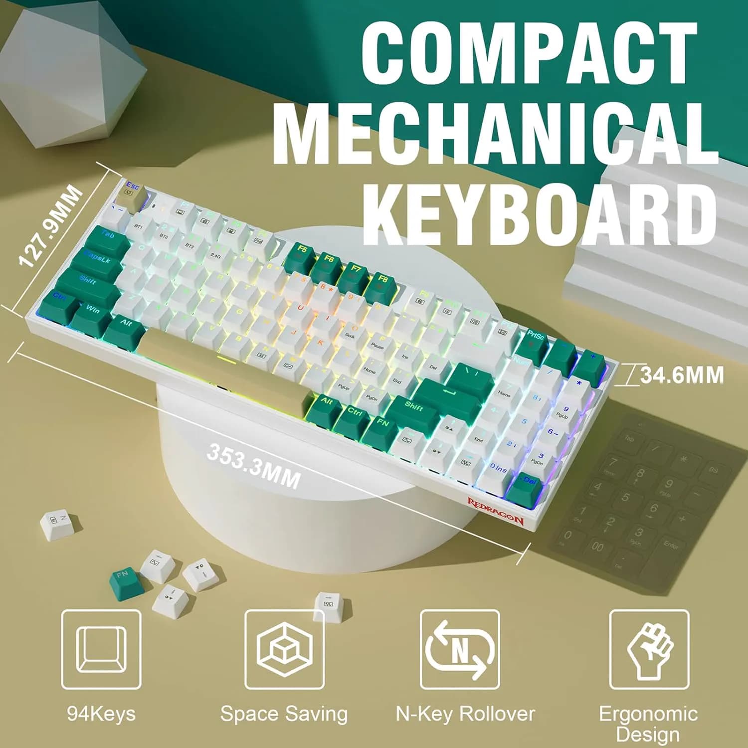 Redragon K643WGC RGB PRO 3