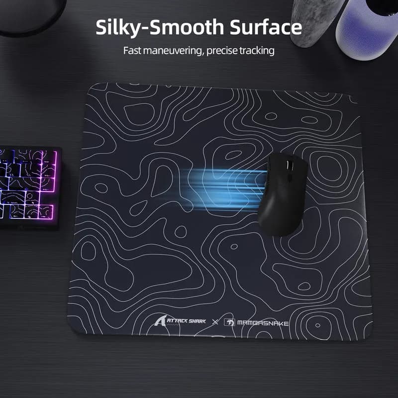 Attackshark CM05 Tempered Glass Black 3