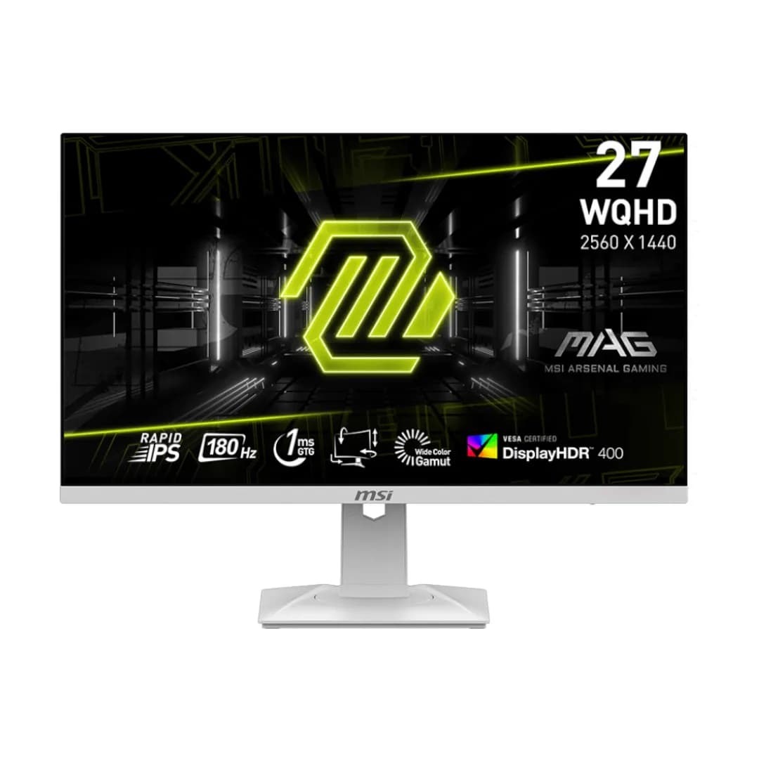 MSI MAG 27In WQHD Ips 180Hz 274QRFW  1