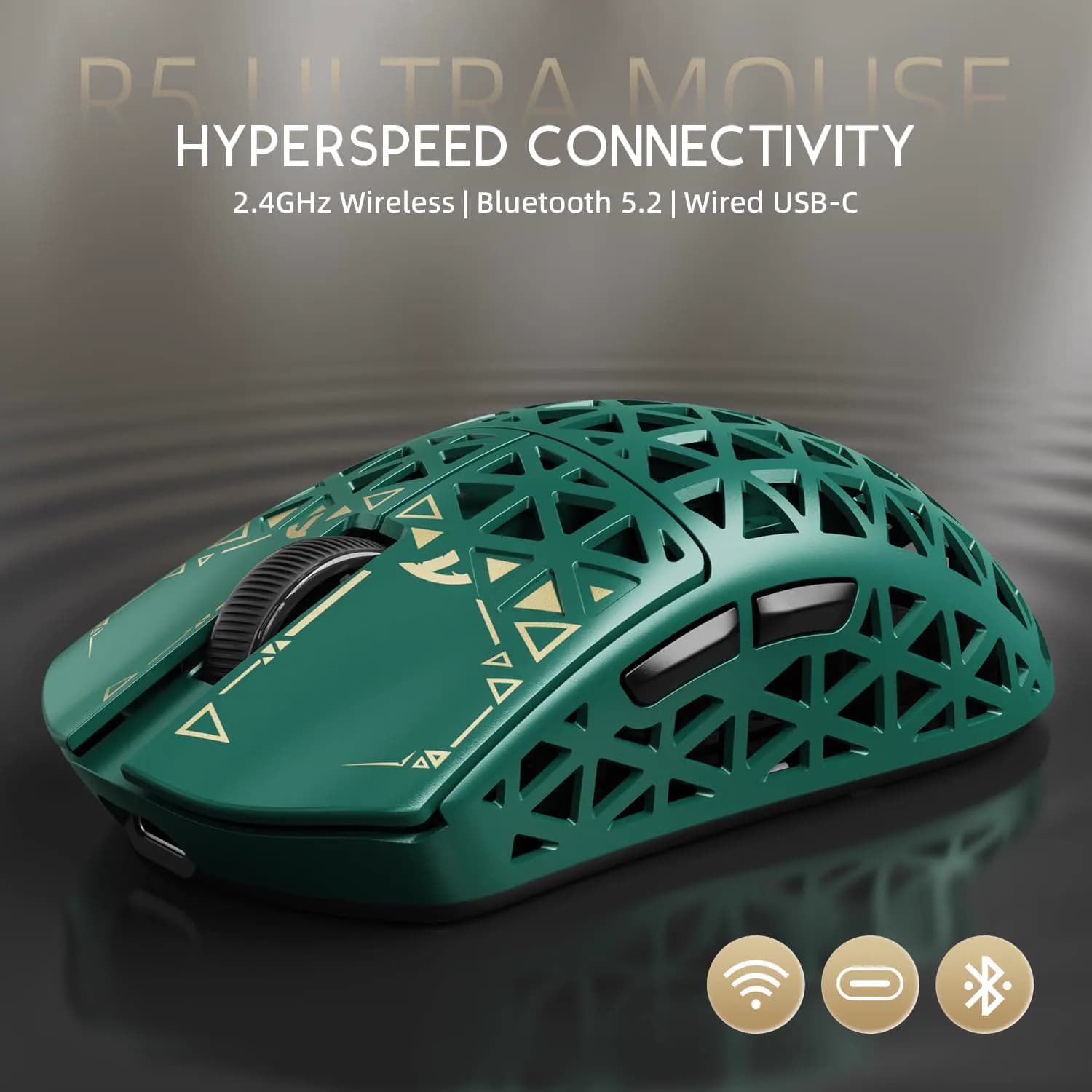 Attack Shark R5 Ultra Wireless Green 4