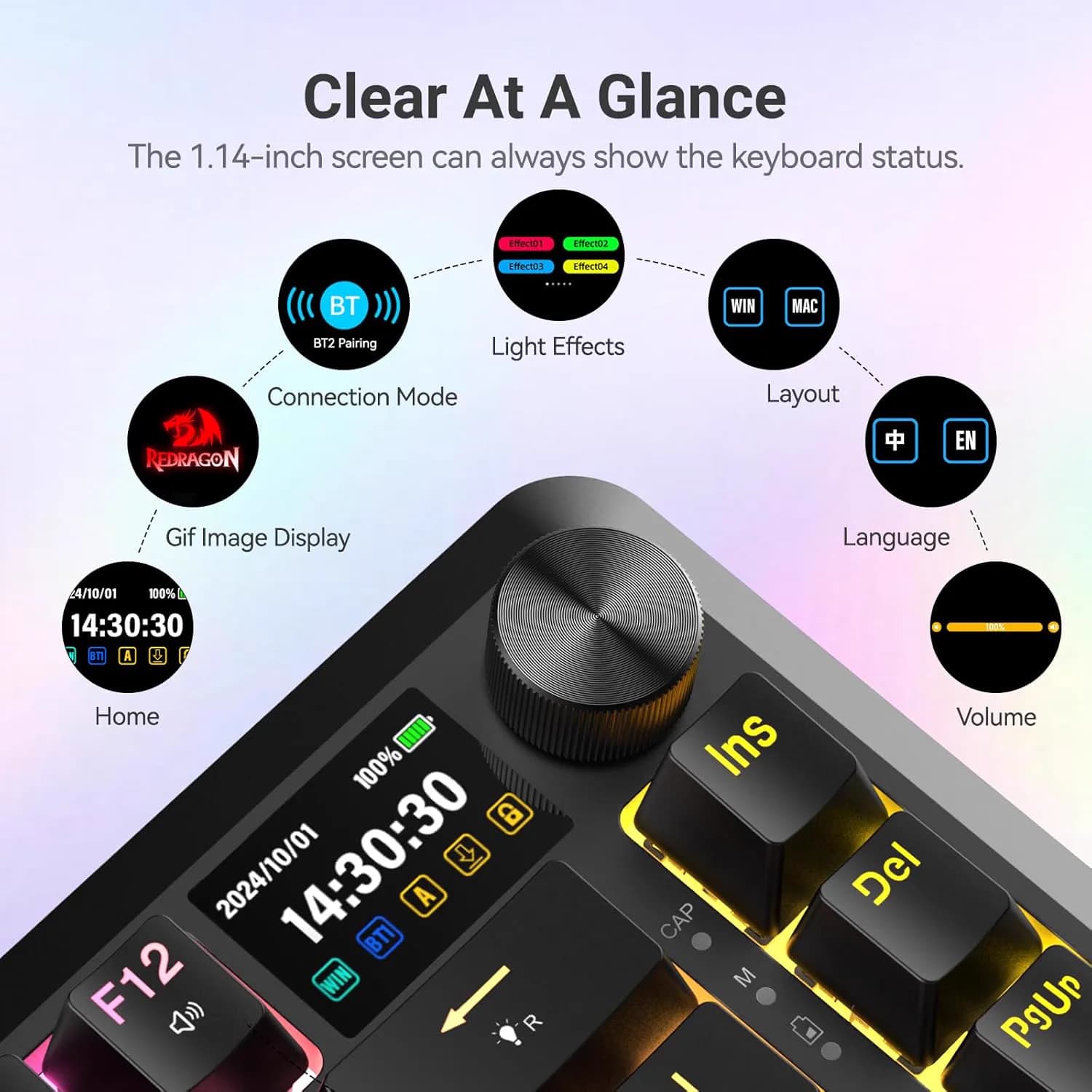 Redragon K708 Flekact Pro Wireless 3