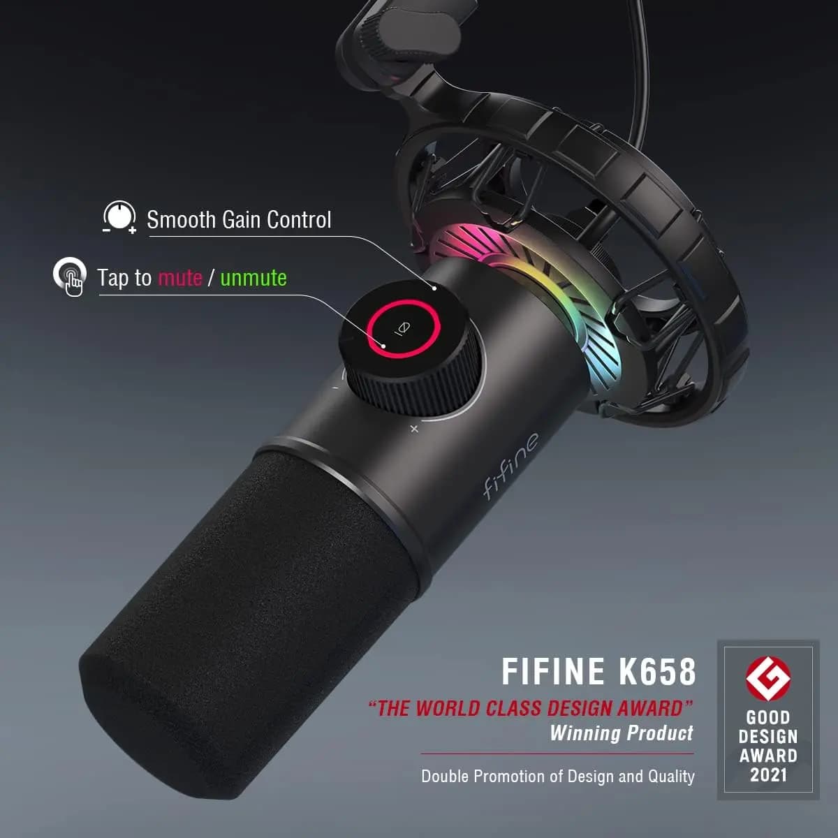 FiFine T658 RGB Microphone 2