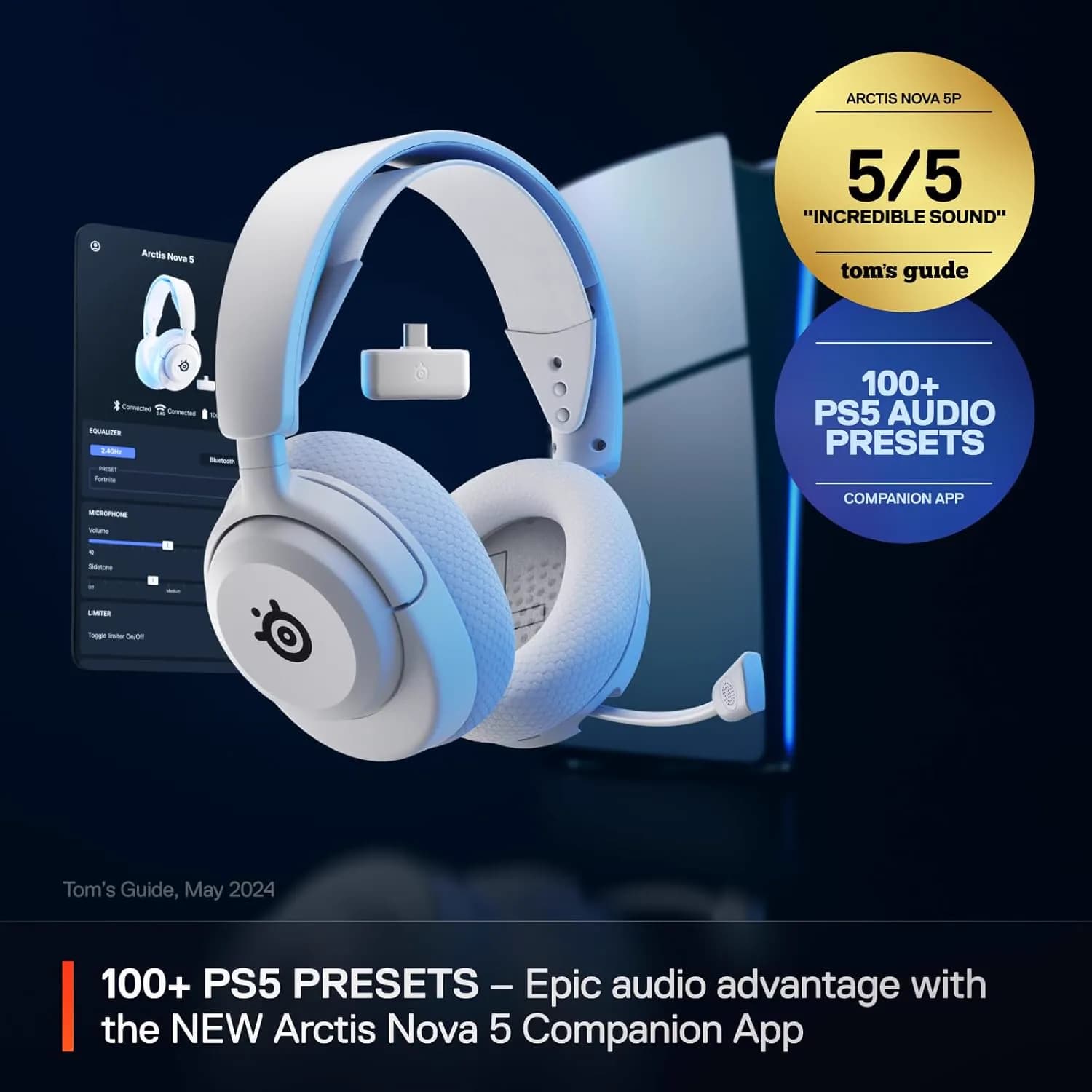 SteelSeries Arctis Nova 5P Wireless White 2