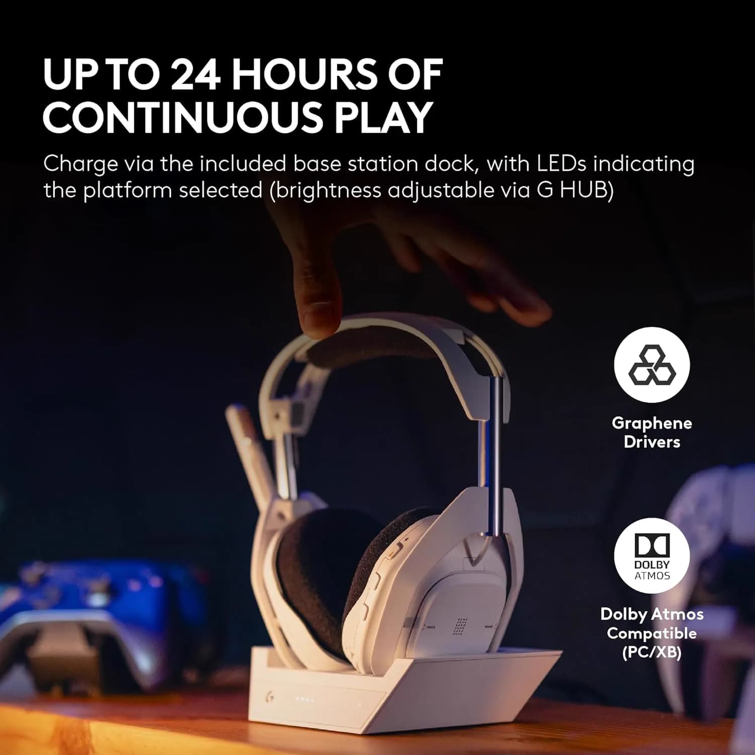 Logitech Astro A50 X Wireless White 5