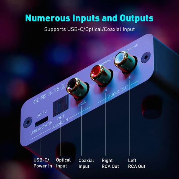 Fosi Audio K5 Pro Gaming DAC Headphone Amplifier 3