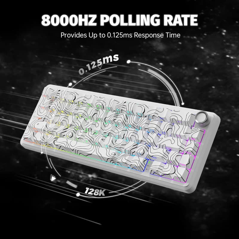 Attack Shark X65Pro HE Wireless White 3