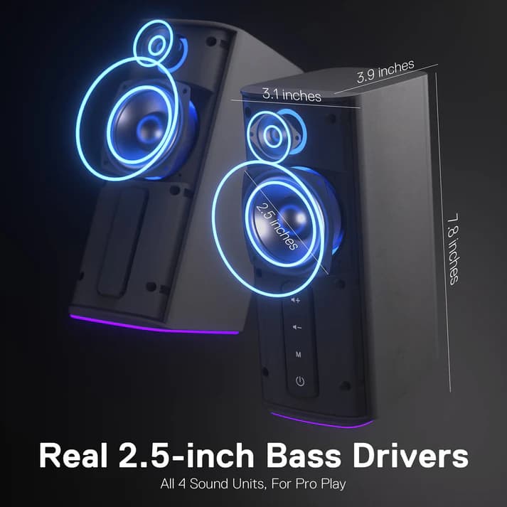 Redragon CONNIE GS814 Stereo Desktop Speaker 4
