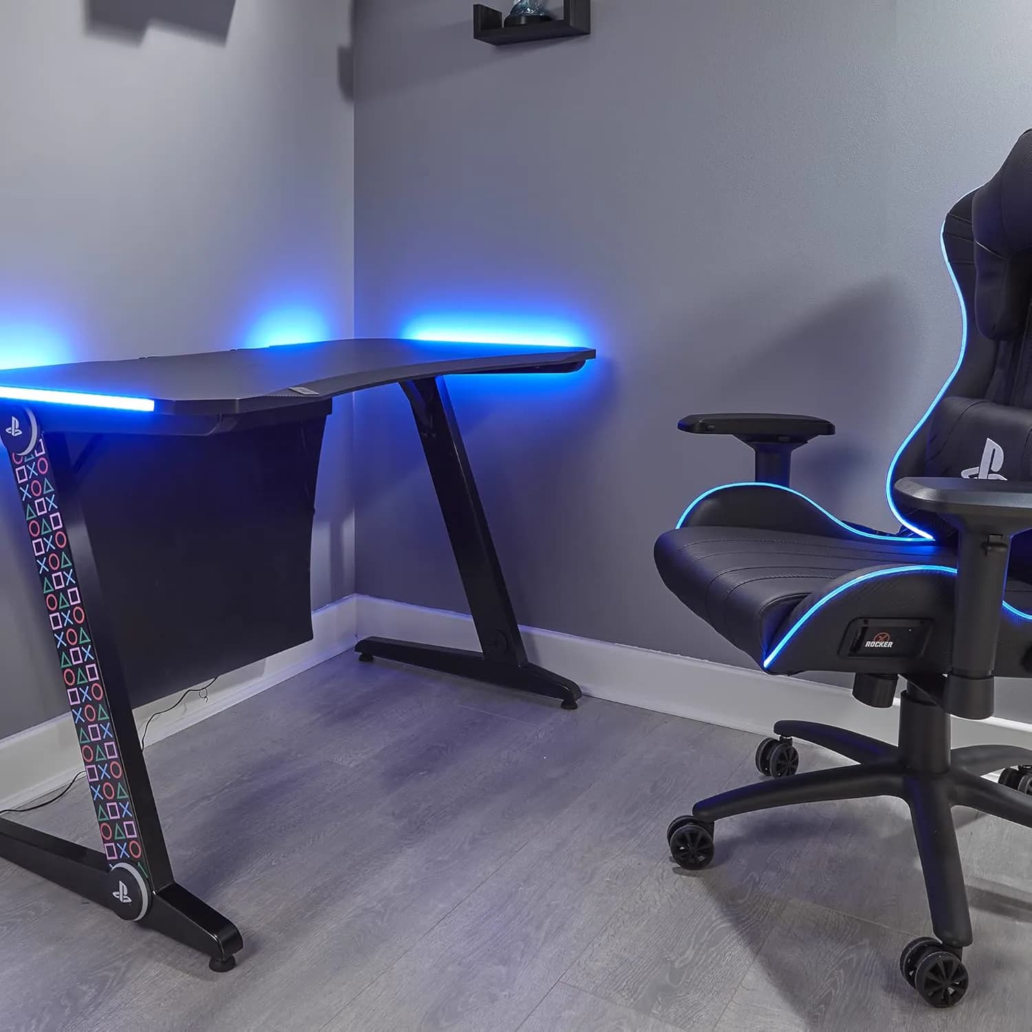 Xrocker Official Playstation Gaming Desk Borealis 3