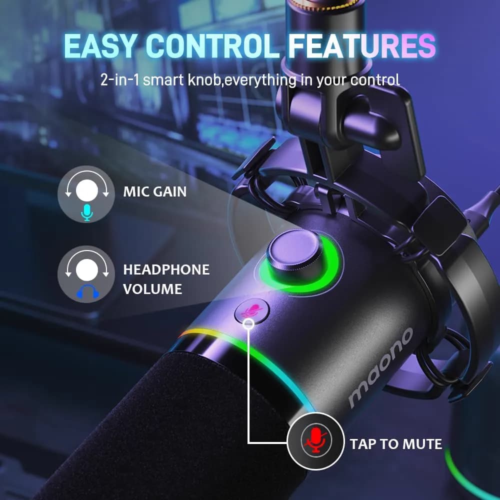 Maono PD200x RGB USB/XLR Dynamic  4