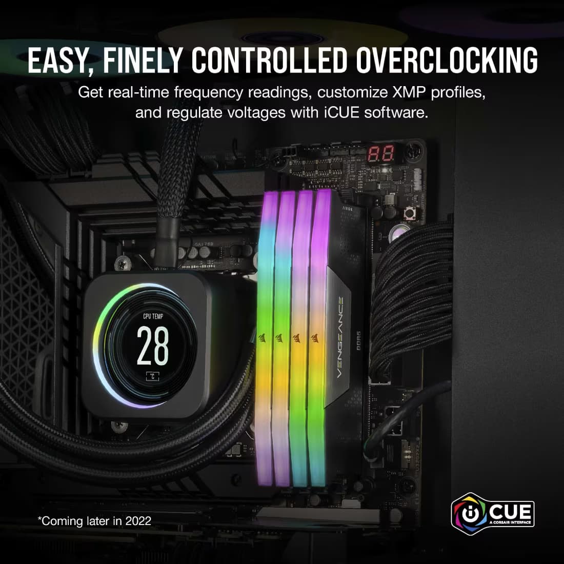 CORSAIR VENGEANCE RGB 32GB (2×16GB) DDR5 6000MHz 2