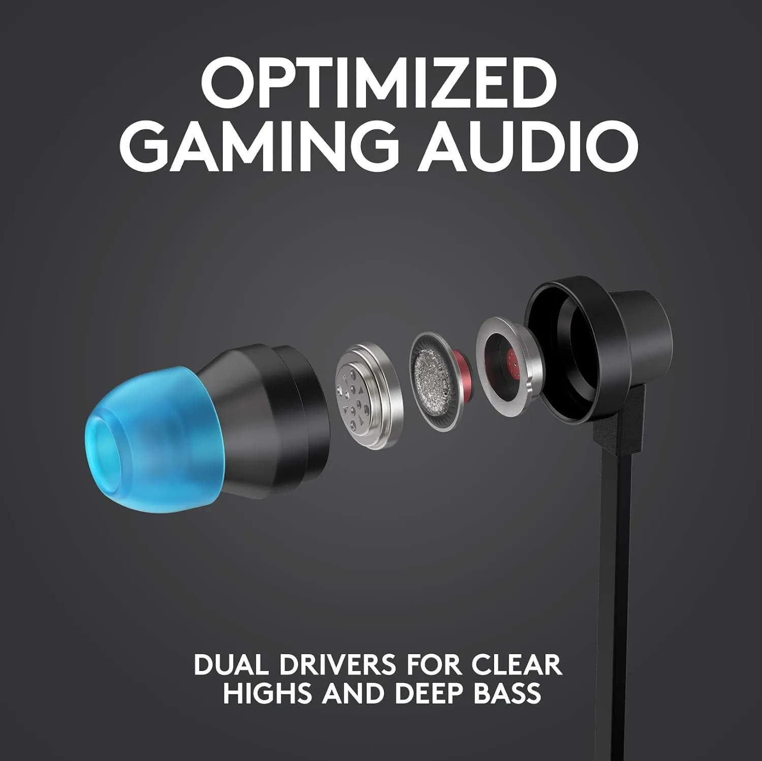 Logitech G333 Gaming Earphones White 3