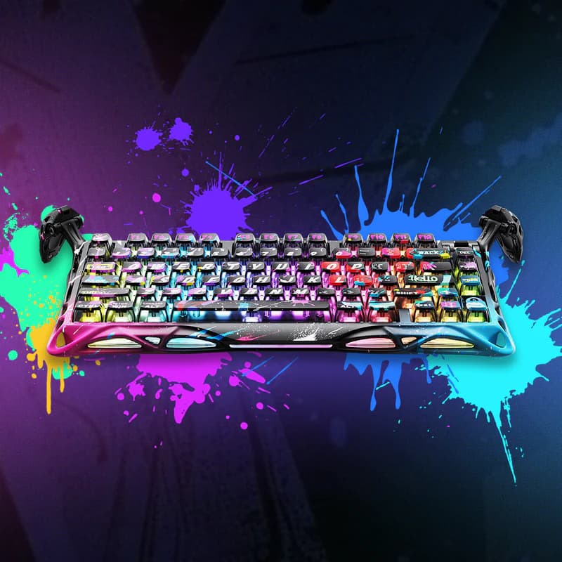 GravaStar Mercury V75 Pro Neon Graffiti 2