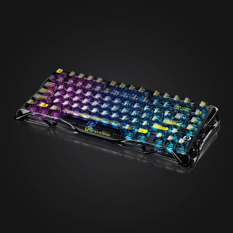 GravaStar Mercury K1 Lite Transparent Black 2