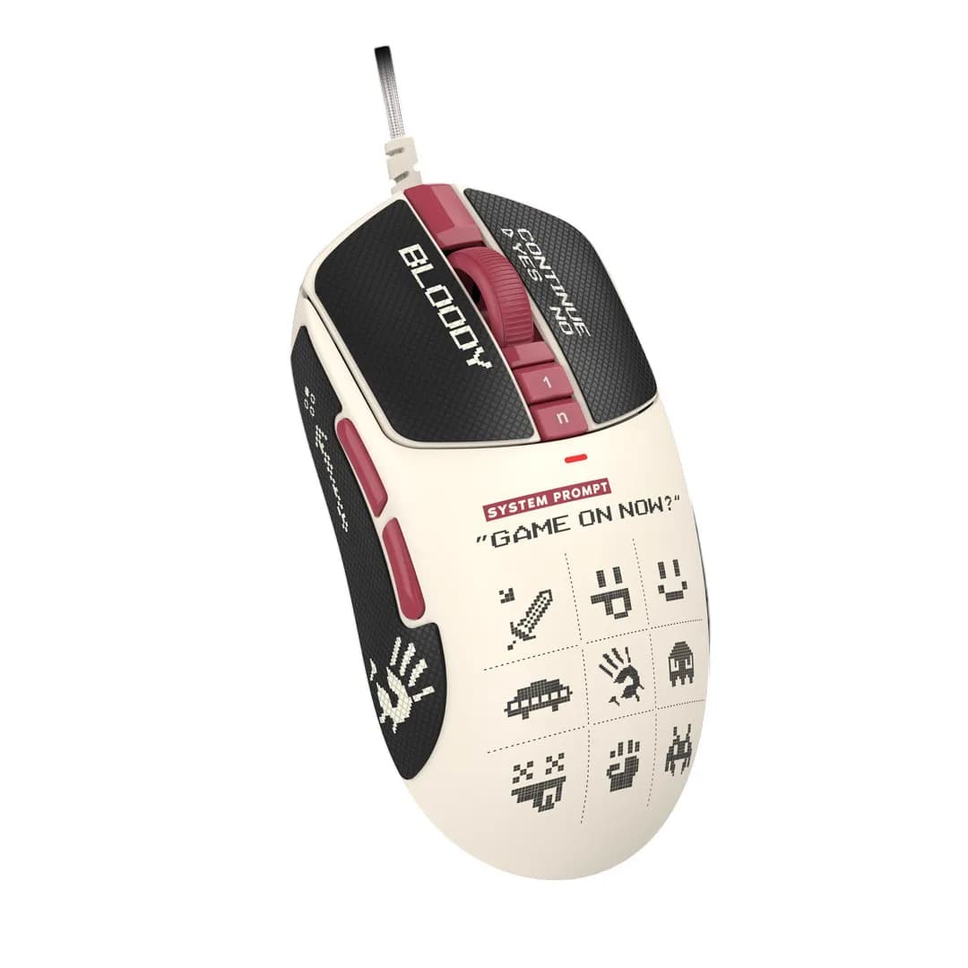 Bloody W72 Ultra Lightweight Wired Pixels Red 3