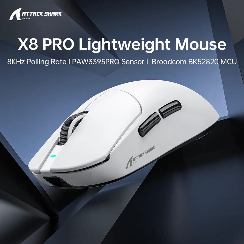 Attack Shark X8 PRO Wireless White 2
