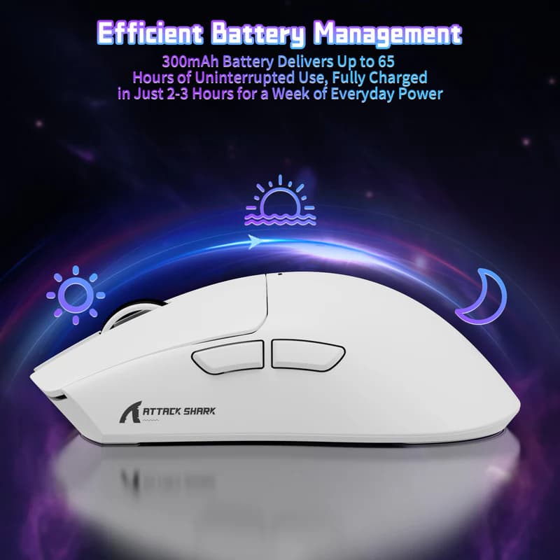 Attack Shark X11SE Wireless White 4