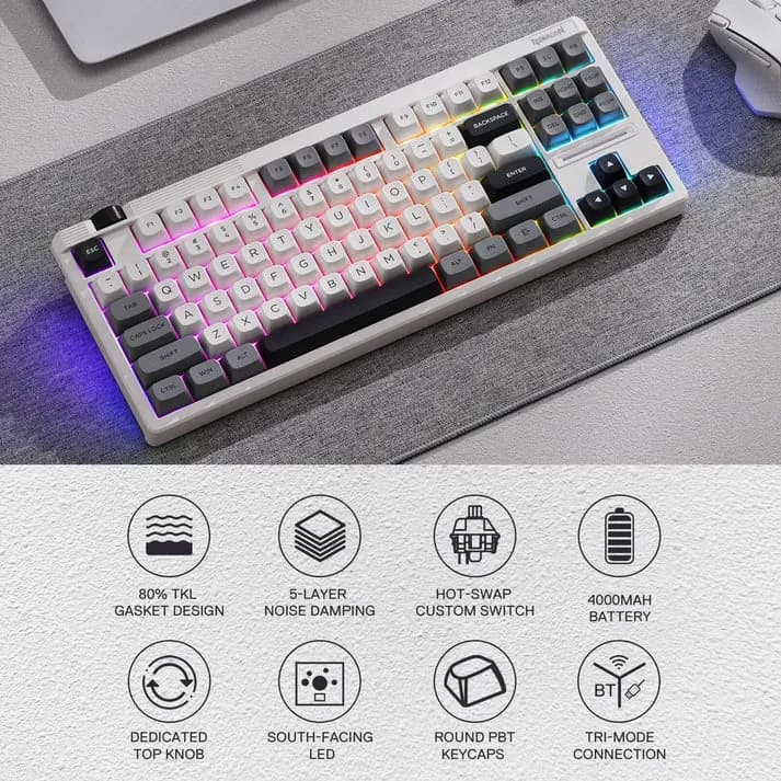 Redragon OTIIM K729 PRO 80% Wireless 3