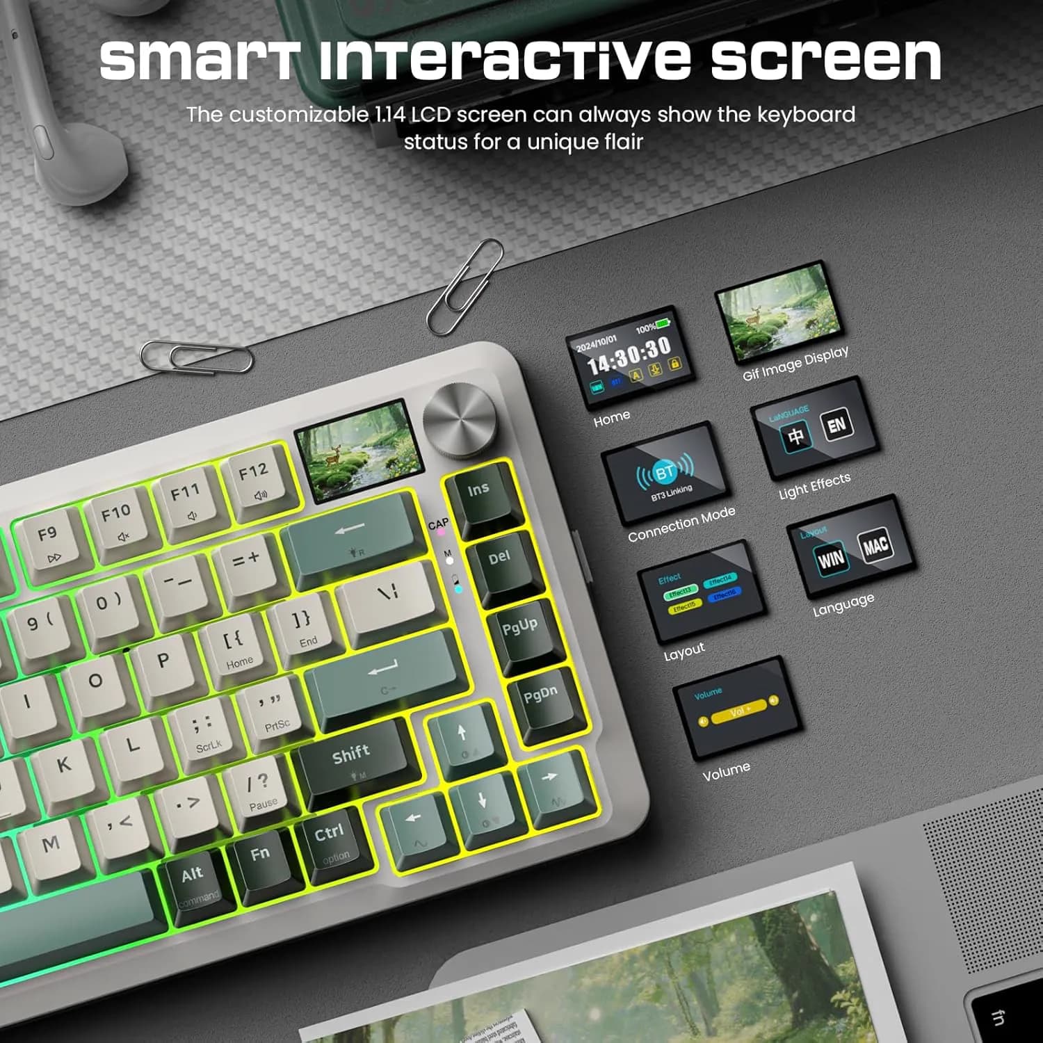 Redragon K708WLG-RGB-PRO Wireless 3