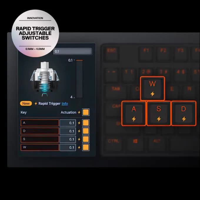SteelSeries Apex Pro TKL Gen 3 Wired White 5