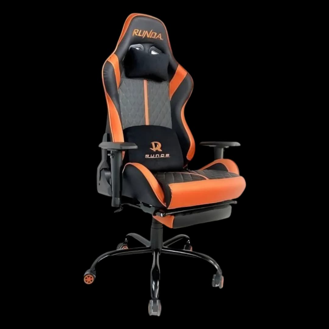 Runda Gaming Chair Black & Orange 1