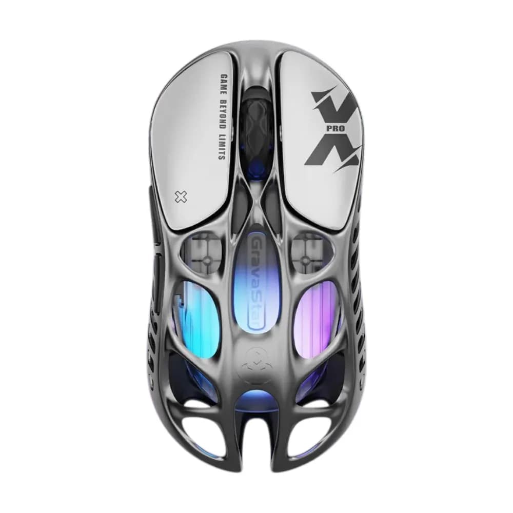 GravaStar Mercury X Pro 8K Silver Wireless 1