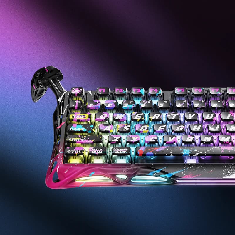 GravaStar Mercury V75 Pro Neon Graffiti 3